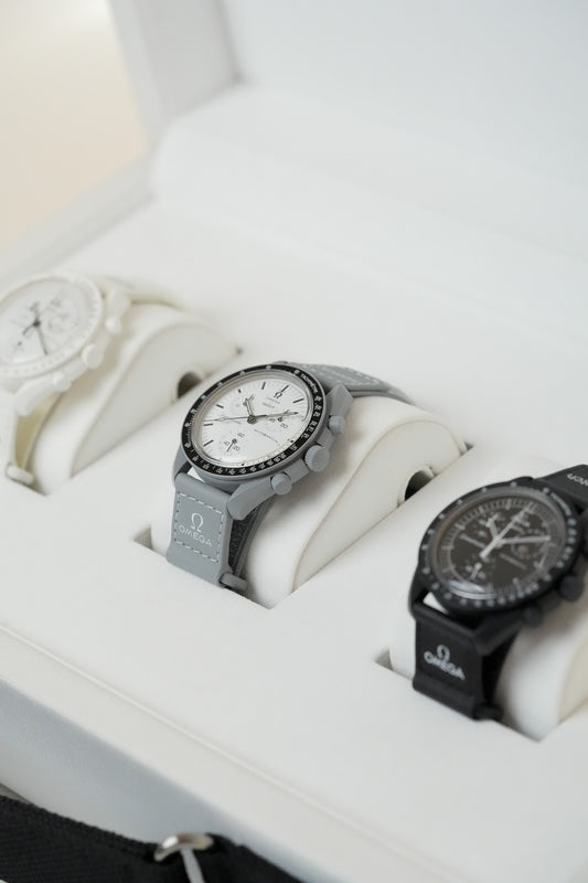 1965 MoonSwatch Flight Case White