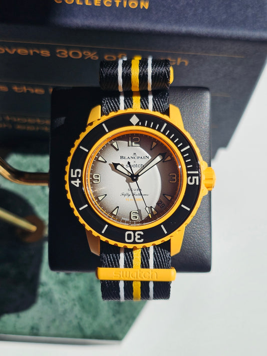 Blancpain X Swatch Fifty Fathoms Scuba Collection: Pacific Ocean Edition