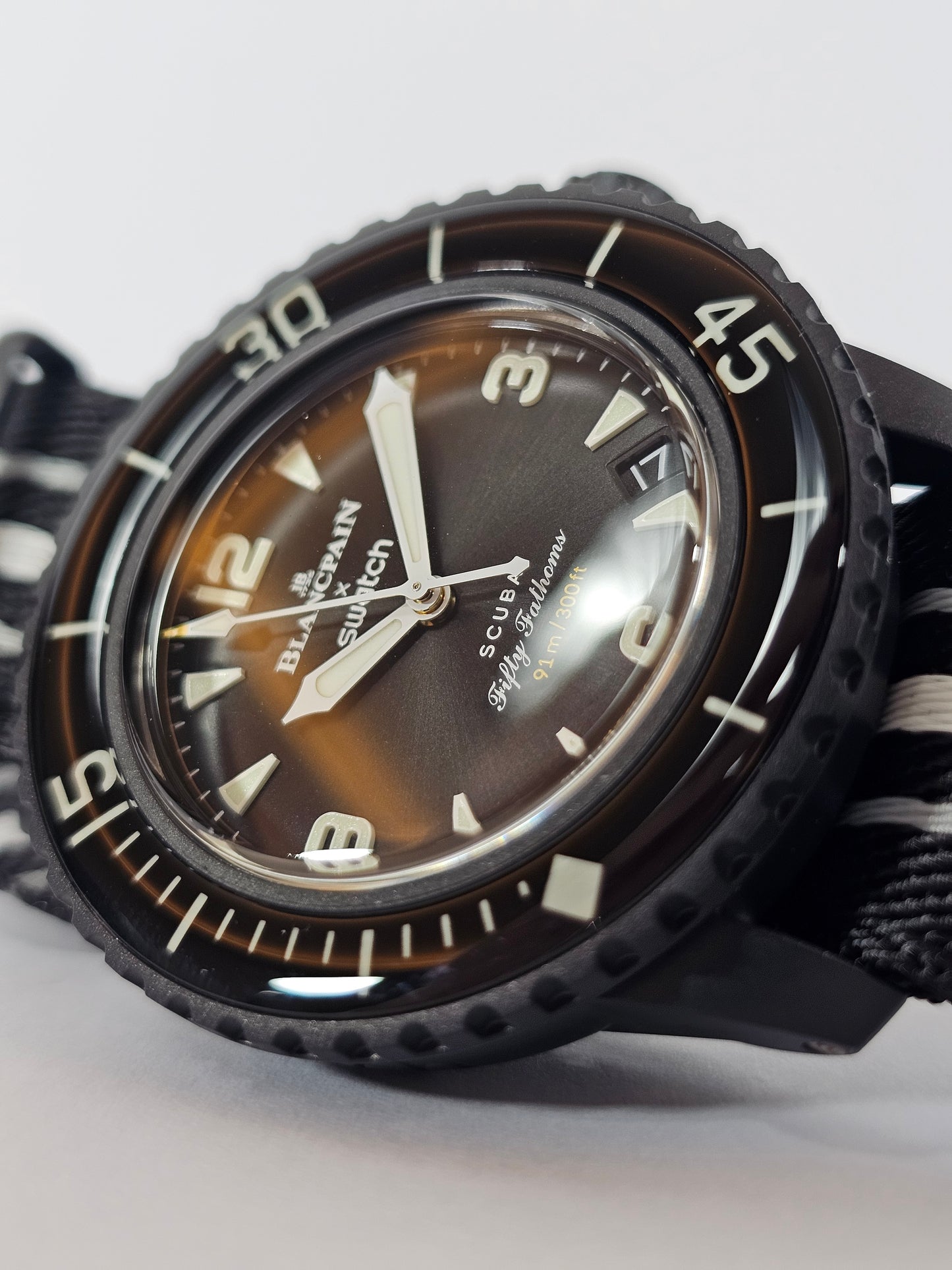 Blancpain X Swatch Fifty Fathoms Scuba Collection: Ocean of Storms SO35B400