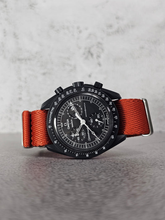 Military Fabric Strap for Omega x Swatch MoonSwatch – Mission to the MoonPhase – Copper