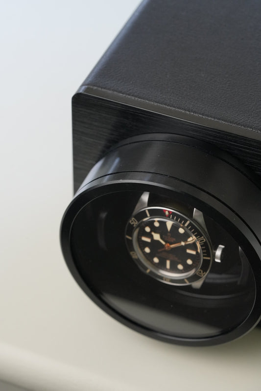 Single Watch Winder - Vegan Leather