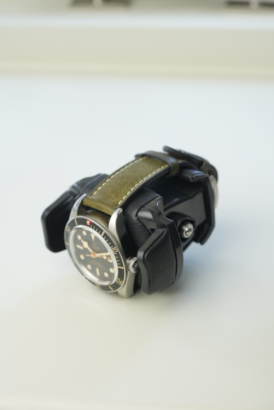Single Watch Winder - Vegan Leather