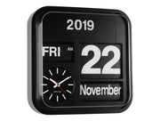 Karlsson Big Flip Wall Clock – Time, Day & Date Display