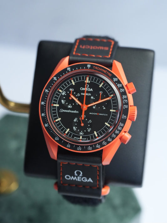 Swatch x OMEGA MoonSwatch Mission on Earth – Lava ‘Classic’ Bundle