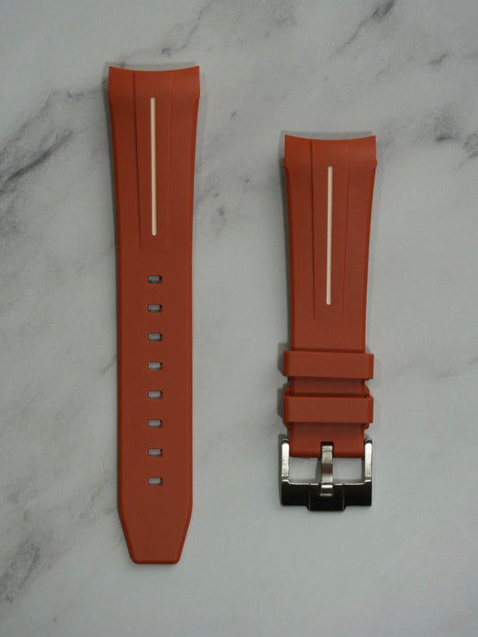 Rubber Strap for Blancpain X Swatch Arctic Ocean