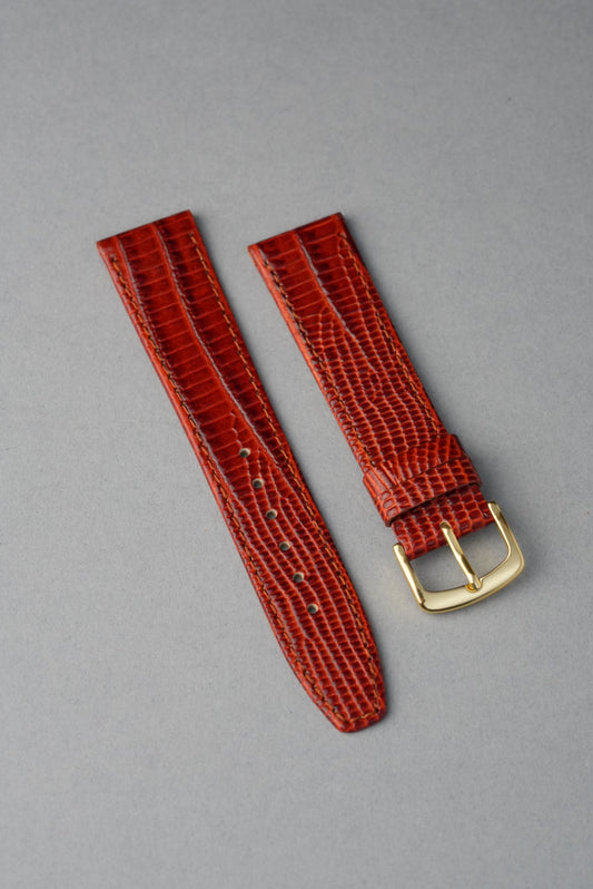 Buy Lizard Grain Leather Strap replacement with Nubuck Lining - 12 mm to 22 mm