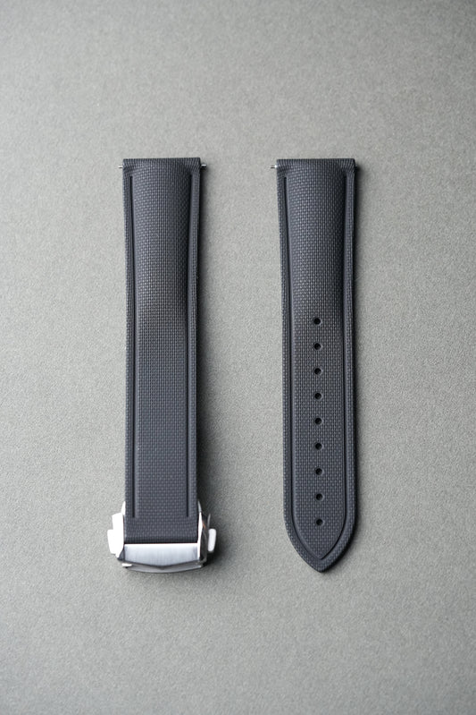 Omega Speedmaster Professional Embossed Alligator Leather Strap with Deployant Clasp