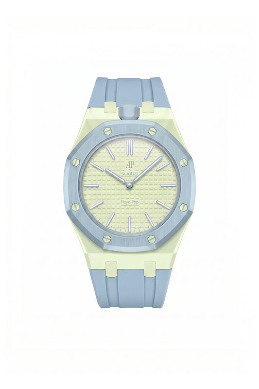 Blaue Acht Royal Pop Rubber Strap