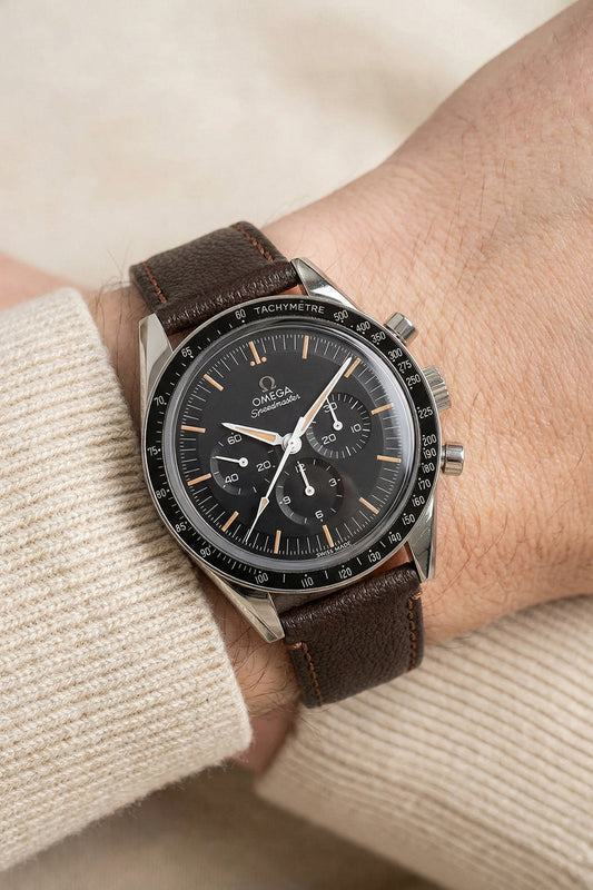 Omega Speedmaster Professional Sheepskin Leather Strap Replacement