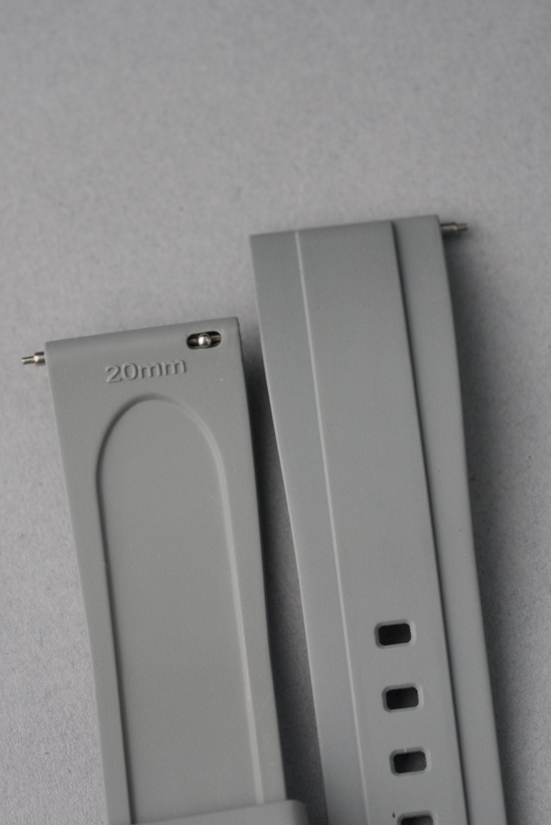 Rubber FKM Divers Strap for Strap for Omega x Swatch MoonSwatch – Mission on Earth: Desert – Grey