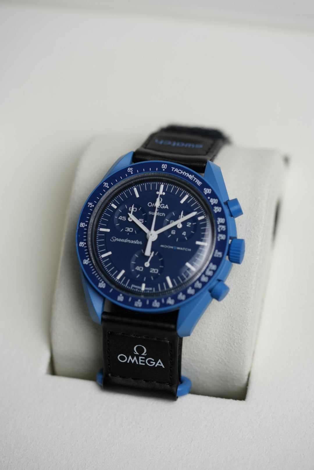 MoonSwatch Flight Case Blue