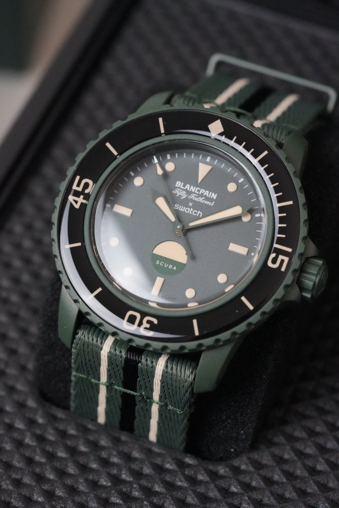 Blancpain Green Abyss Strap Set