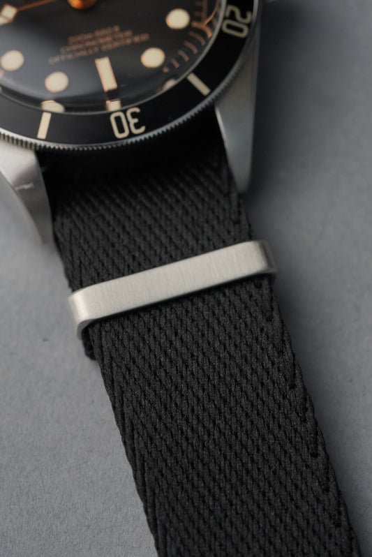 Military Fabric Strap 20mm-22mm – Black