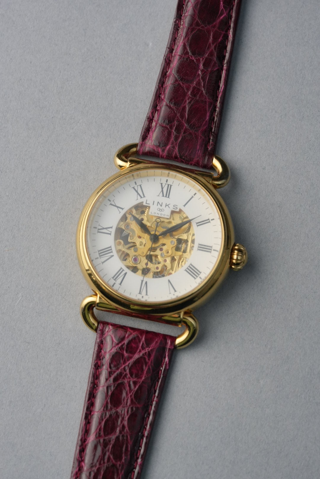 Italian Genuine Crocodile Leather Strap with Nubuck Lining - 18mm to 20mm