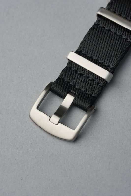 Military Fabric Strap for Omega x Swatch MoonSwatch – Mission to Mercury – Black