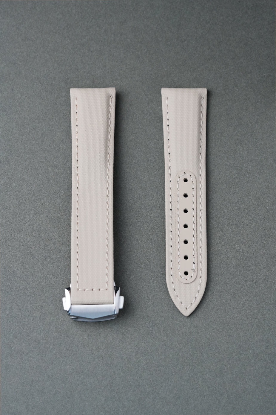 IWC Sailcloth FKM Rubber Strap with Deployant Clasp