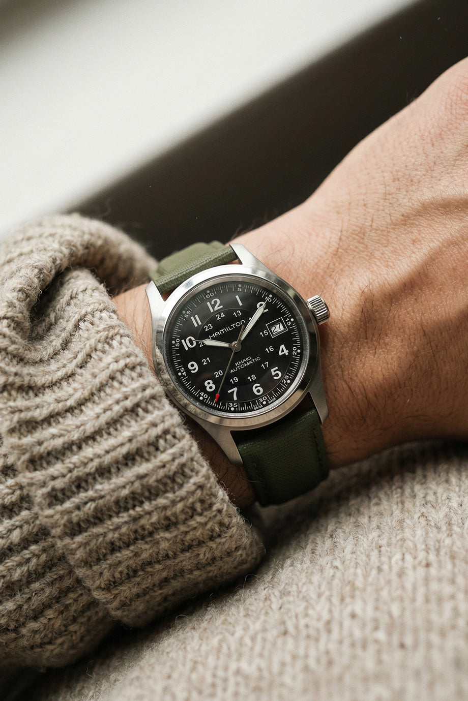 Sailcloth Strap with Deployant Clasp 18mm-24mm