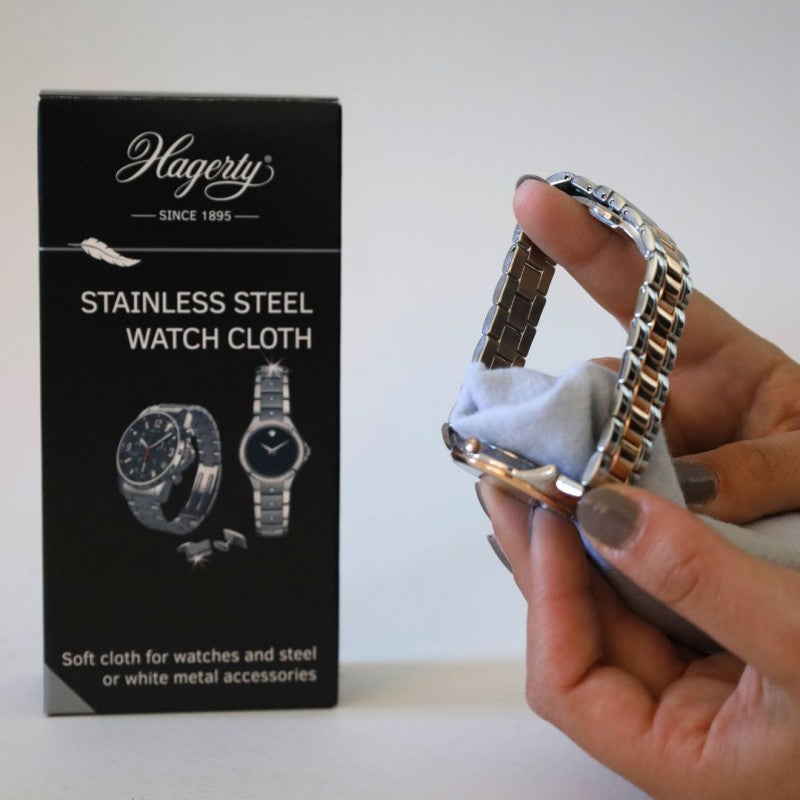 Hagerty Stainless Steel Cleaning Cloth: For Luxury Watches