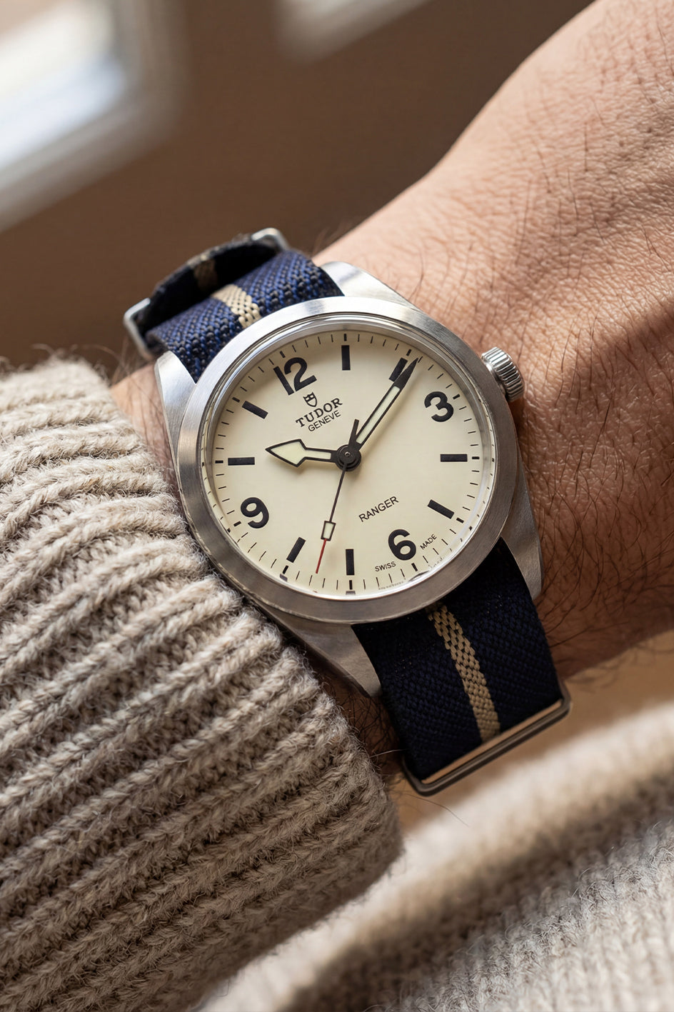 Tudor Ranger Woven Nylon Fabric NATO Strap