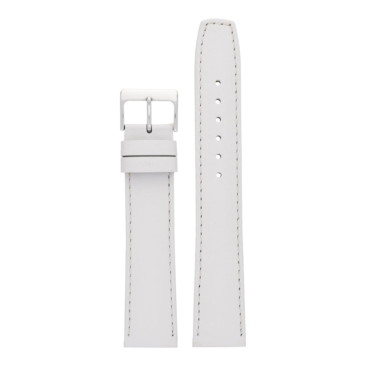 XL Plain Stitched Leather Watch Strap
