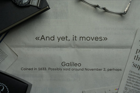 "And Yet It Moves" Galileo's Secret: Could the Next MoonSwatch Be Released November 2nd?