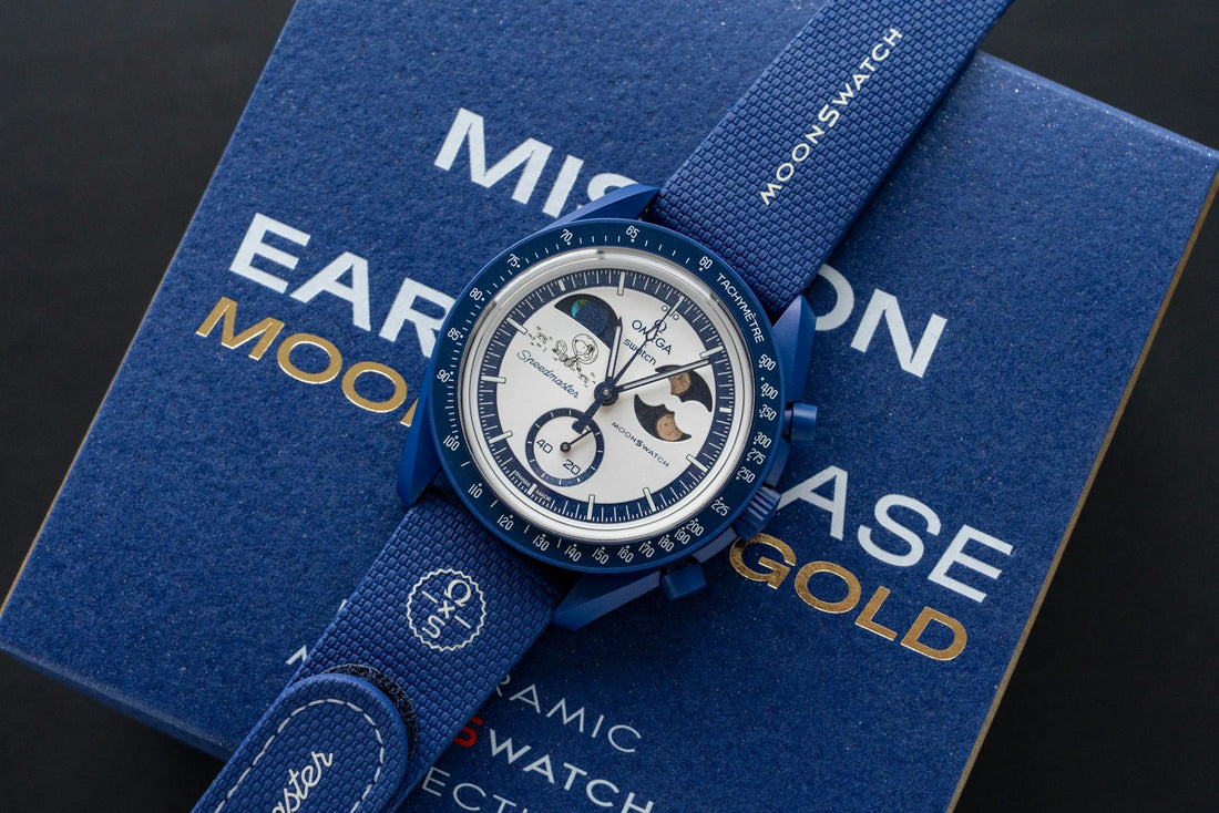 Swatch x Omega MoonSwatch Mission to EarthPhase Moonshine Gold: The August 2025 Full Moon Release