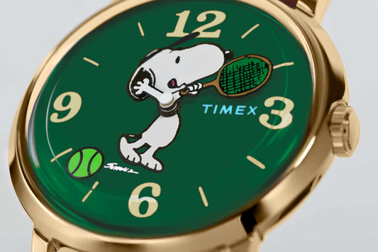Game, Set, Watch: Timex Marlin® Hand-Wound x Snoopy Tennis