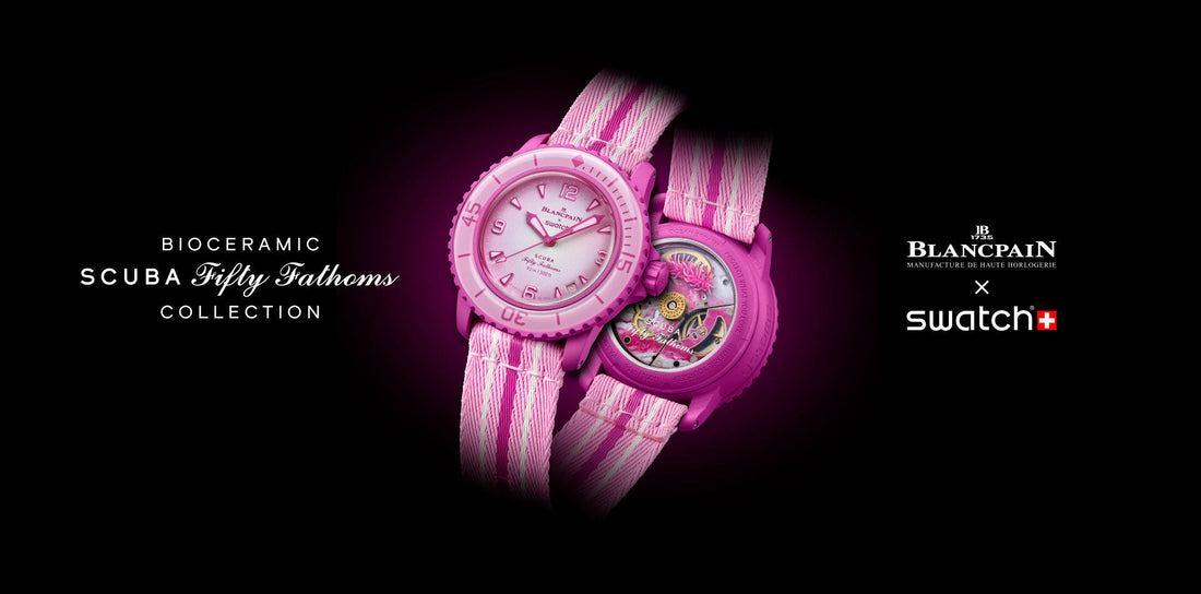 Pretty in Pink: The new Swatch x Blancpain Scuba Fifty Fathoms Pink Ocean