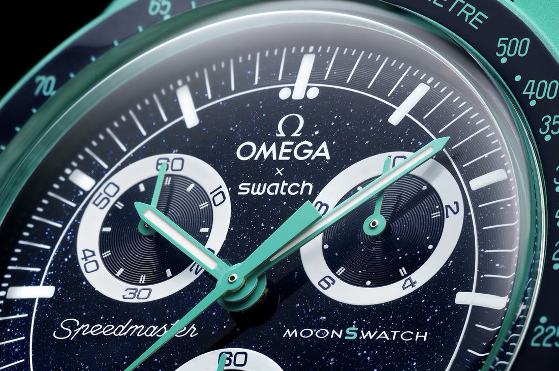 Swatch x Omega Mission On Earth Lava, Polar Lights & Desert MoonSwatches