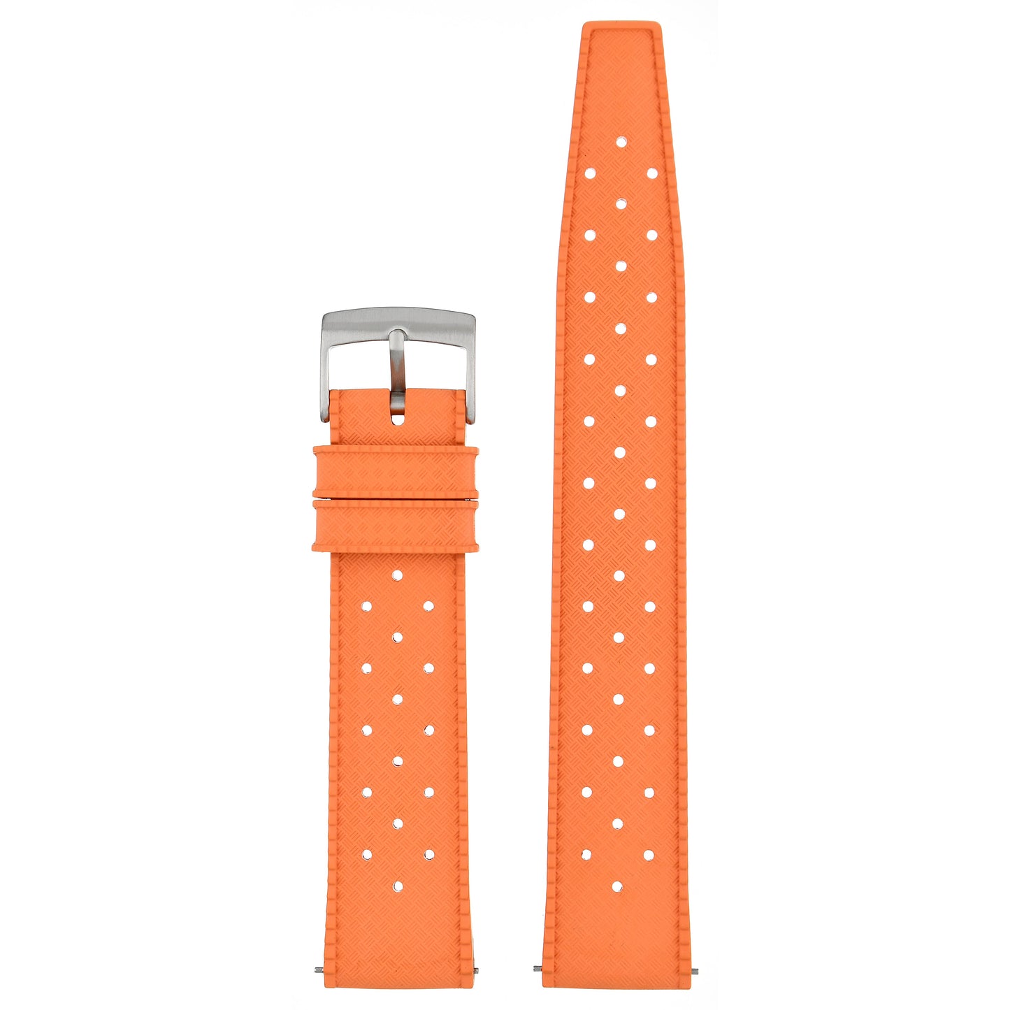 Perforated Basket Weave Watch Strap
