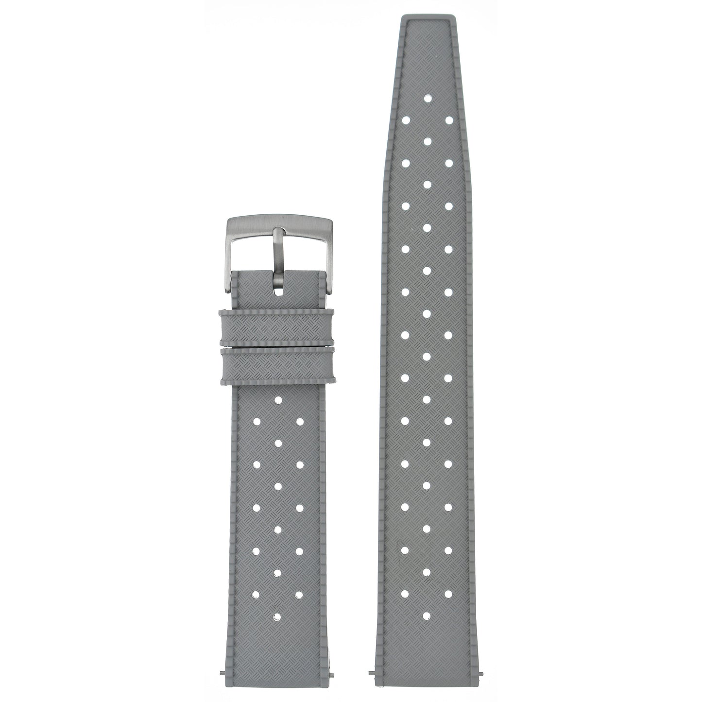 Perforated Basket Weave Watch Strap