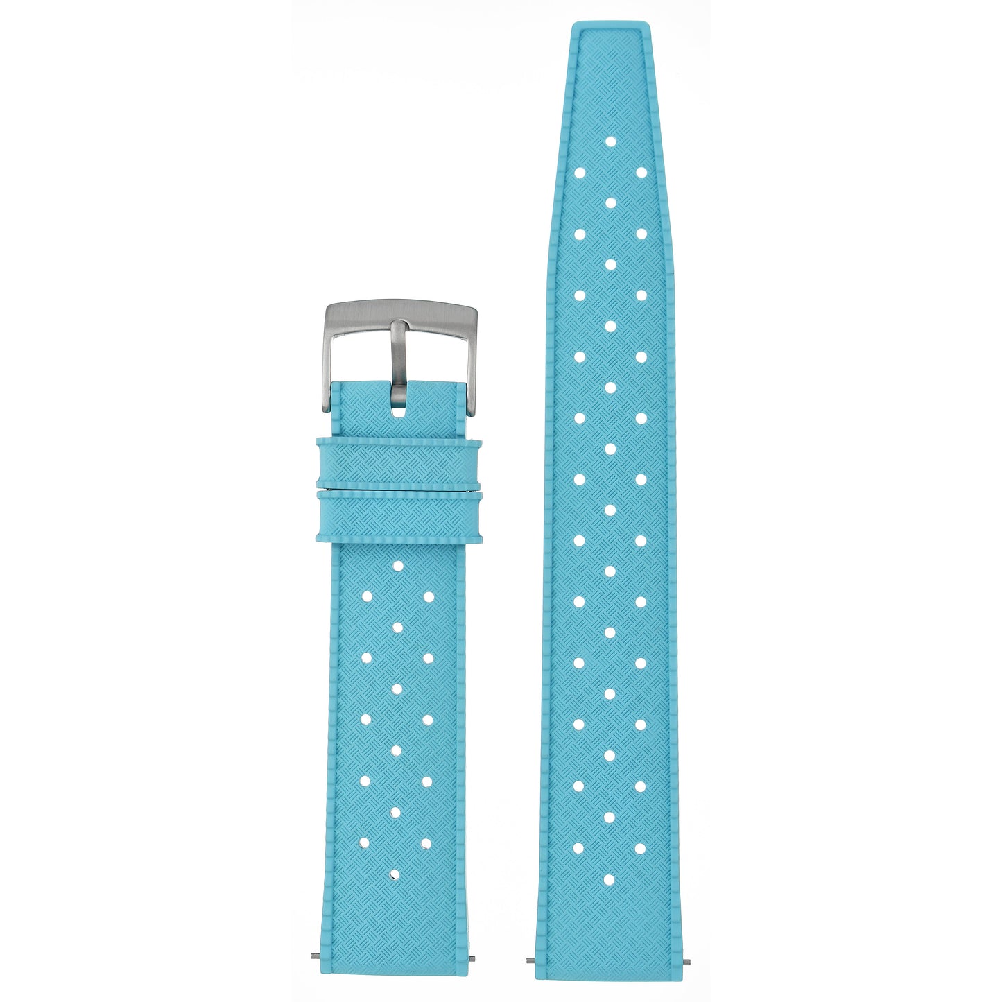Perforated Basket Weave Watch Strap