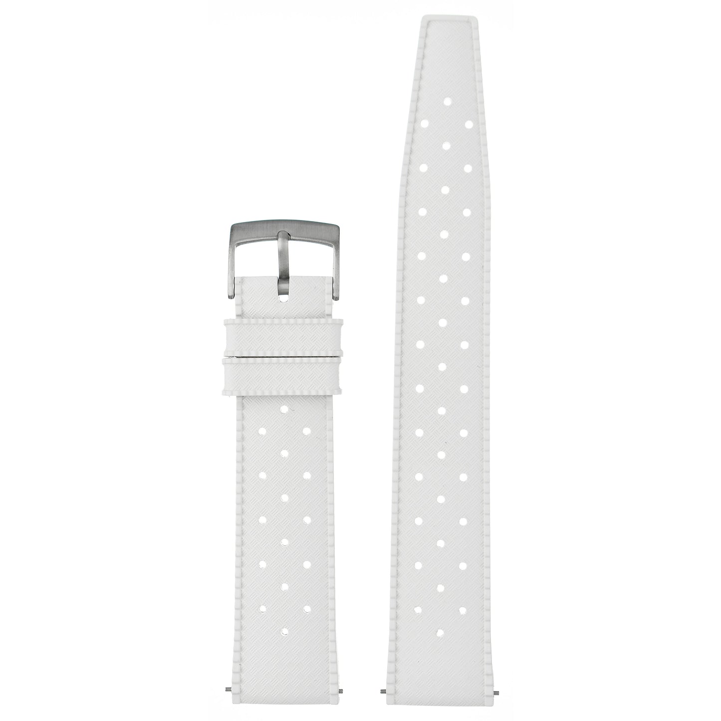 Perforated Basket Weave Watch Strap