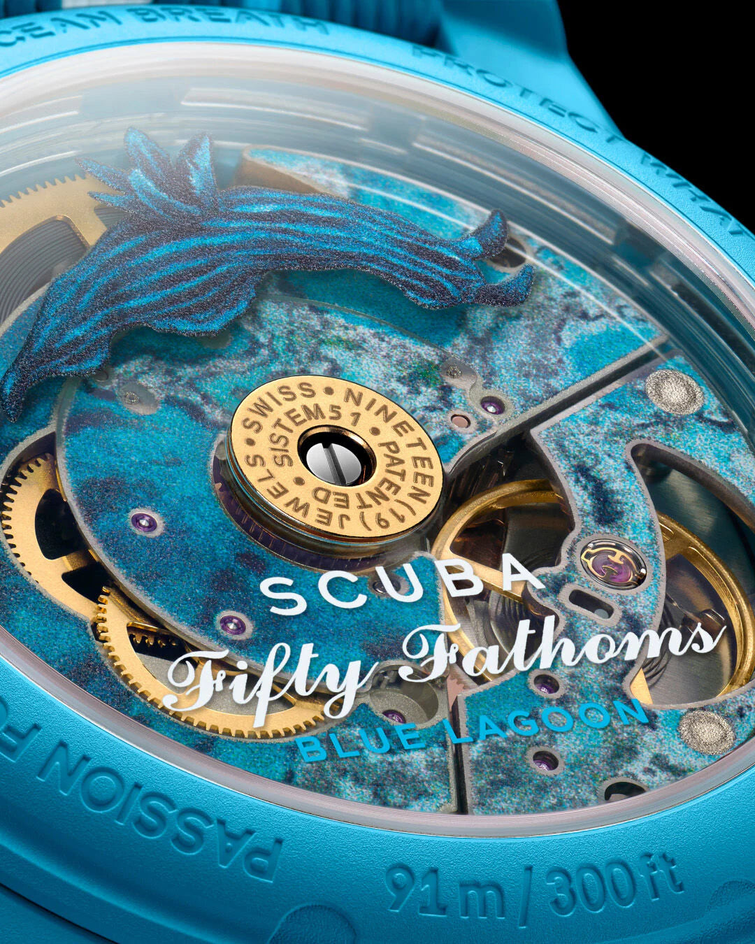 Blancpain X Swatch Fifty Fathoms Scuba Collection: Blue Lagoon