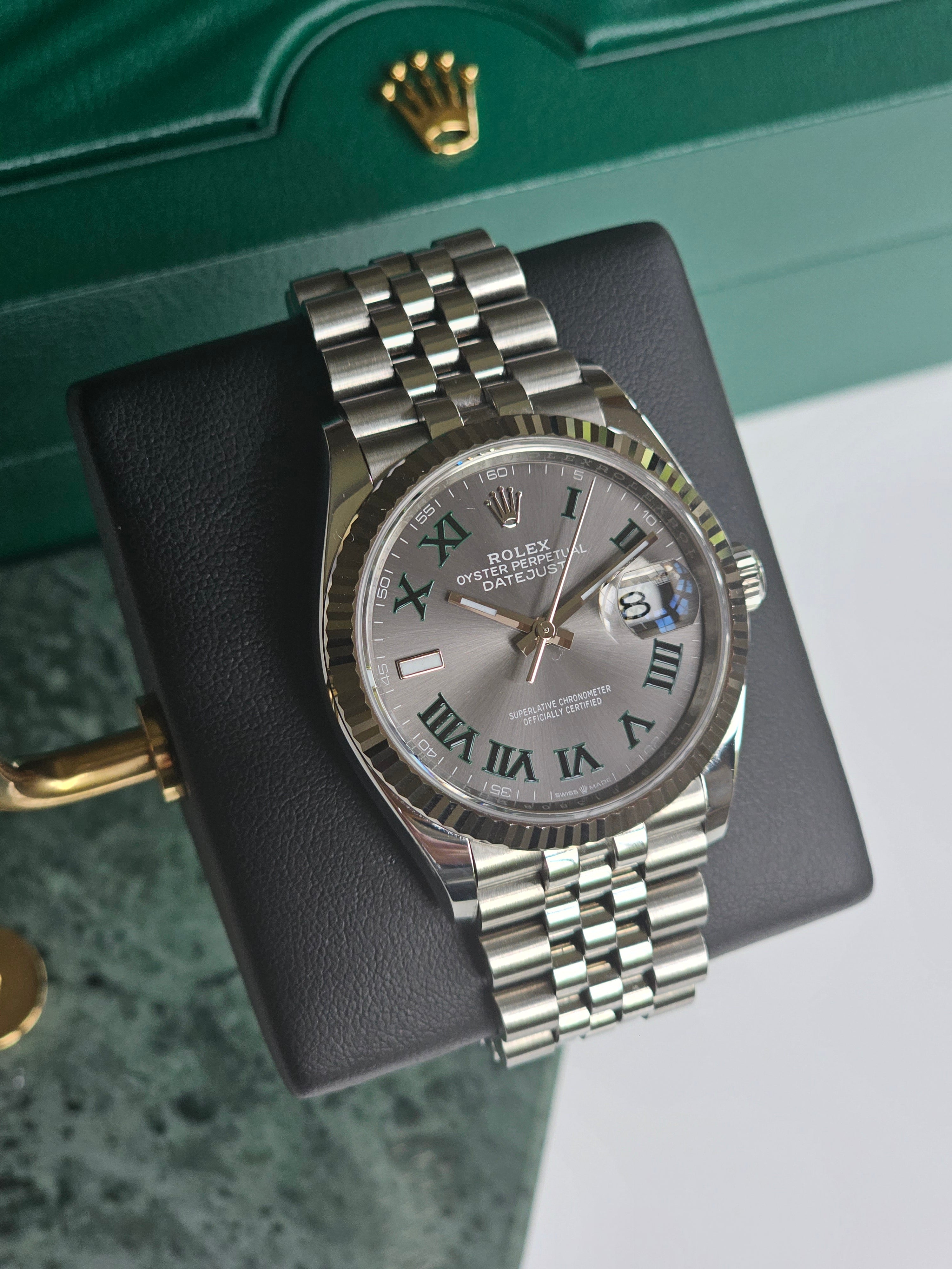 Rolex DATEJUST 41 'WIMBLEDON' REF 126300 (2021) - SOLD - Watches of  Distinction