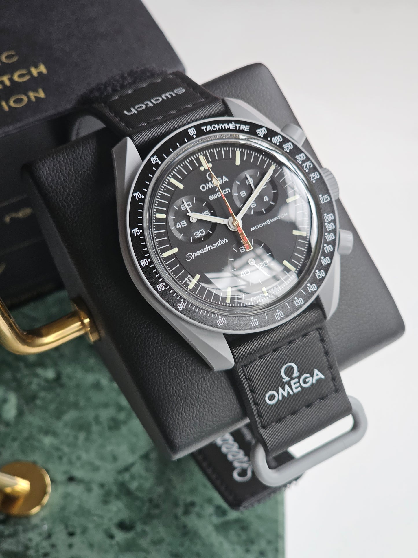 Omega x Swatch MoonSwatch Moonshine Gold Collection - Swiss Moon (S033M102-108)