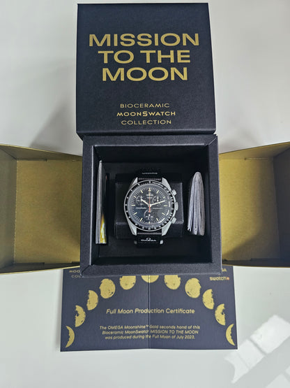 Omega x Swatch MoonSwatch Moonshine Gold Collection - Swiss Moon (S033M102-108)