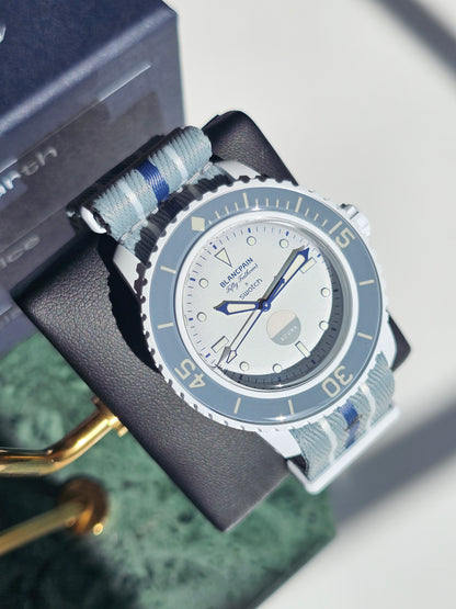 Blancpain X Swatch Fifty Fathoms Scuba Collection: Antarctic Ocean Edition