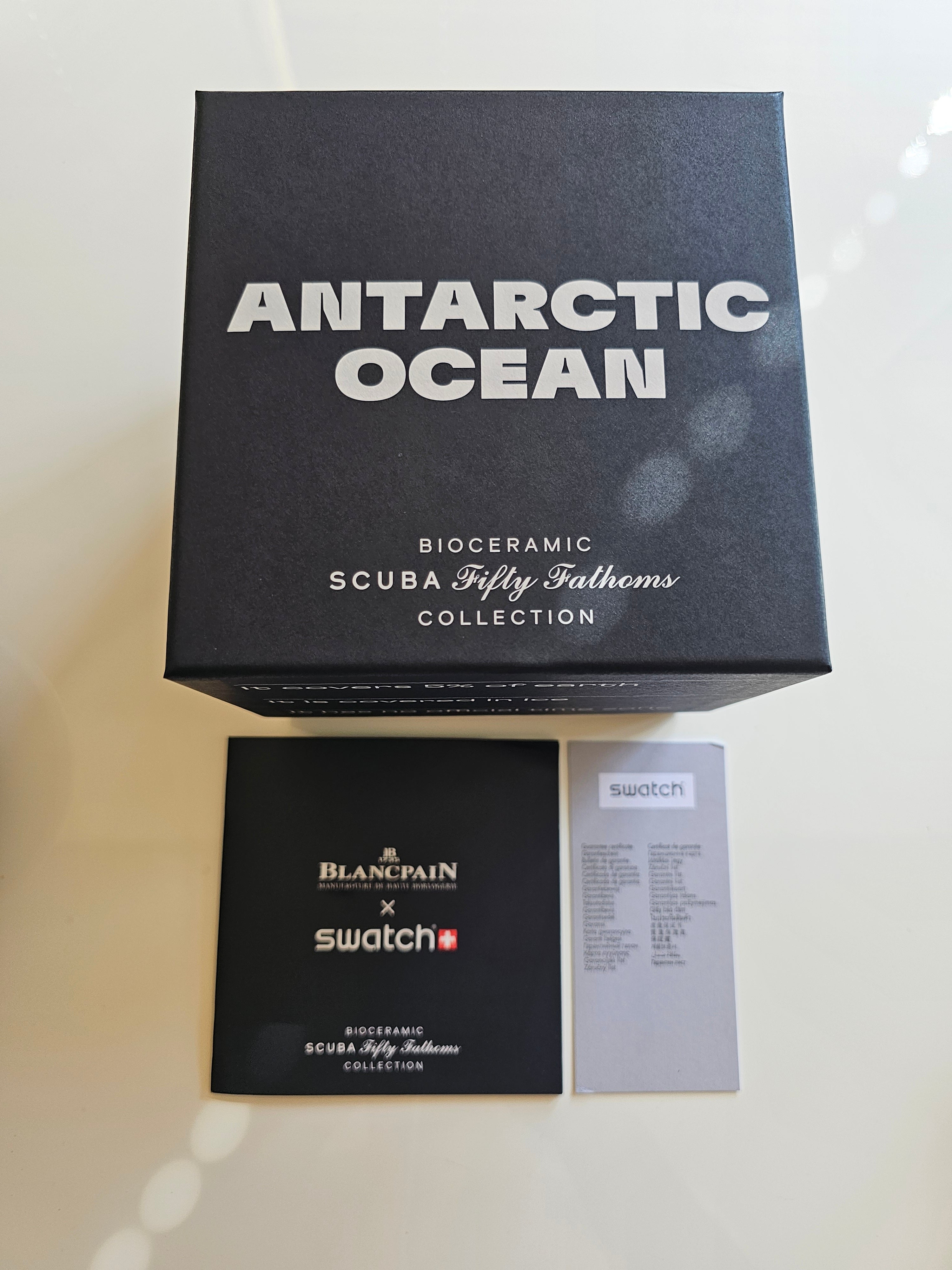 Swatch x Blancpain - Fifty Fathoms Scuba - Bioceramic - Antarctic