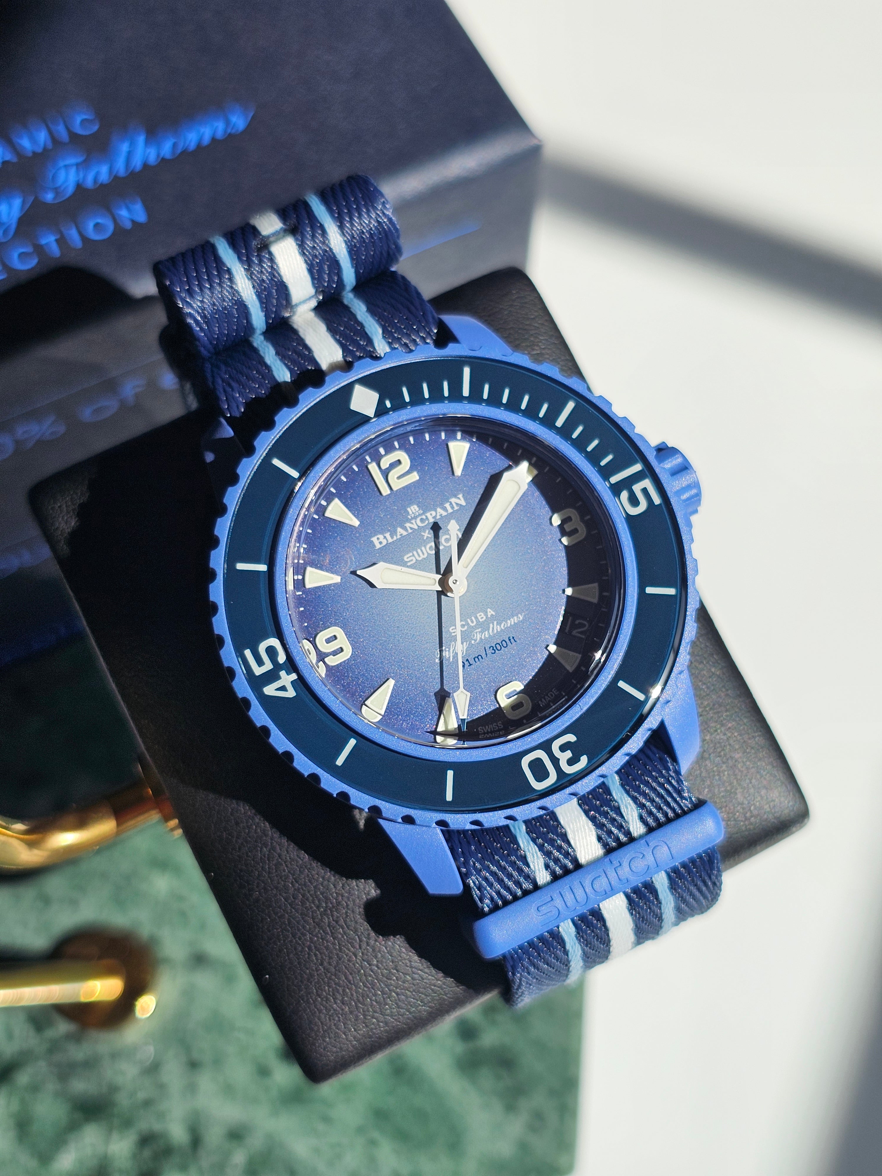 Swatch x Blancpain - Fifty Fathoms Scuba - Bioceramic - Atlantic