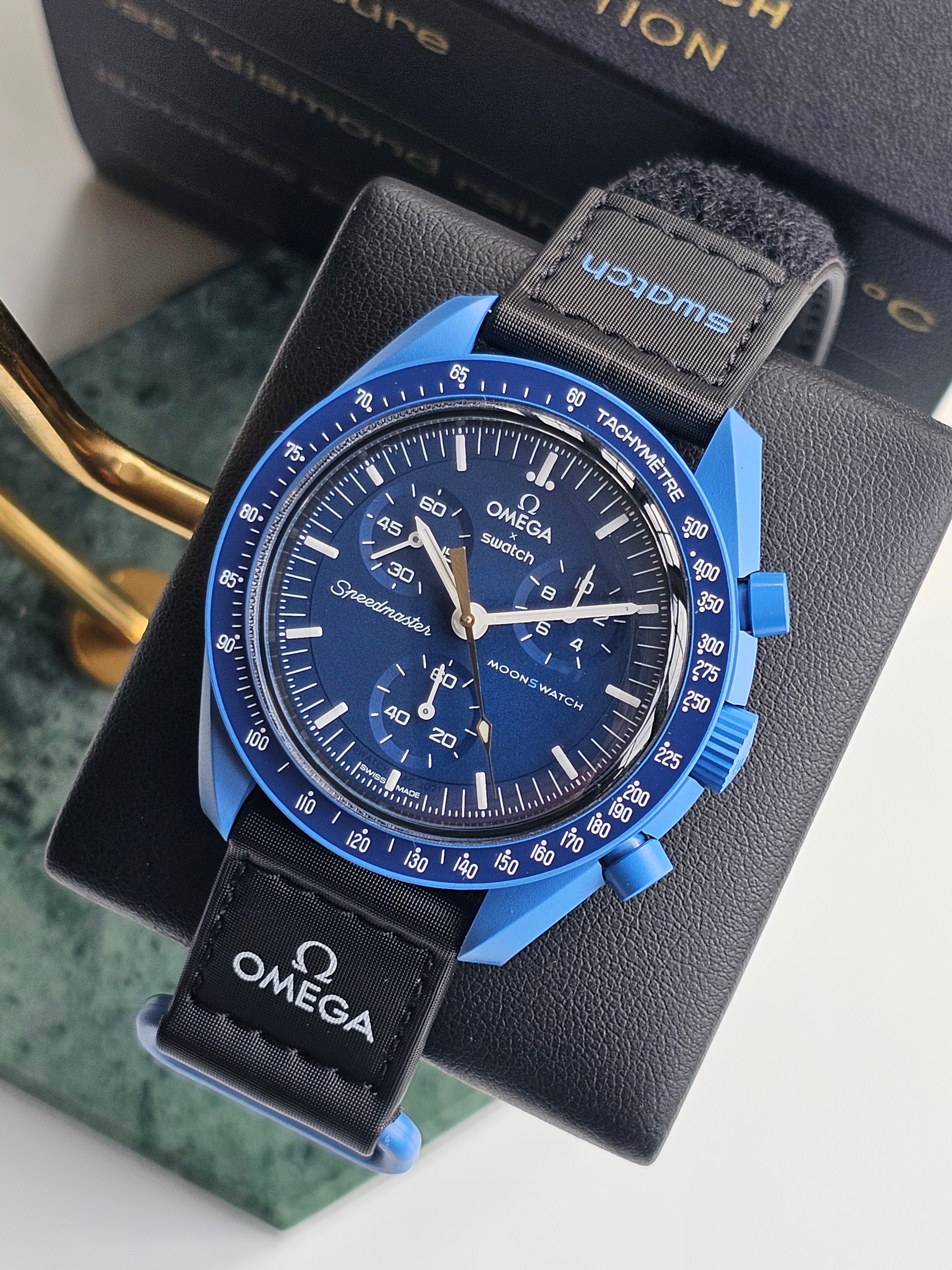 Swatch × OMEGA MoonSwatch Neptune | nate-hospital.com