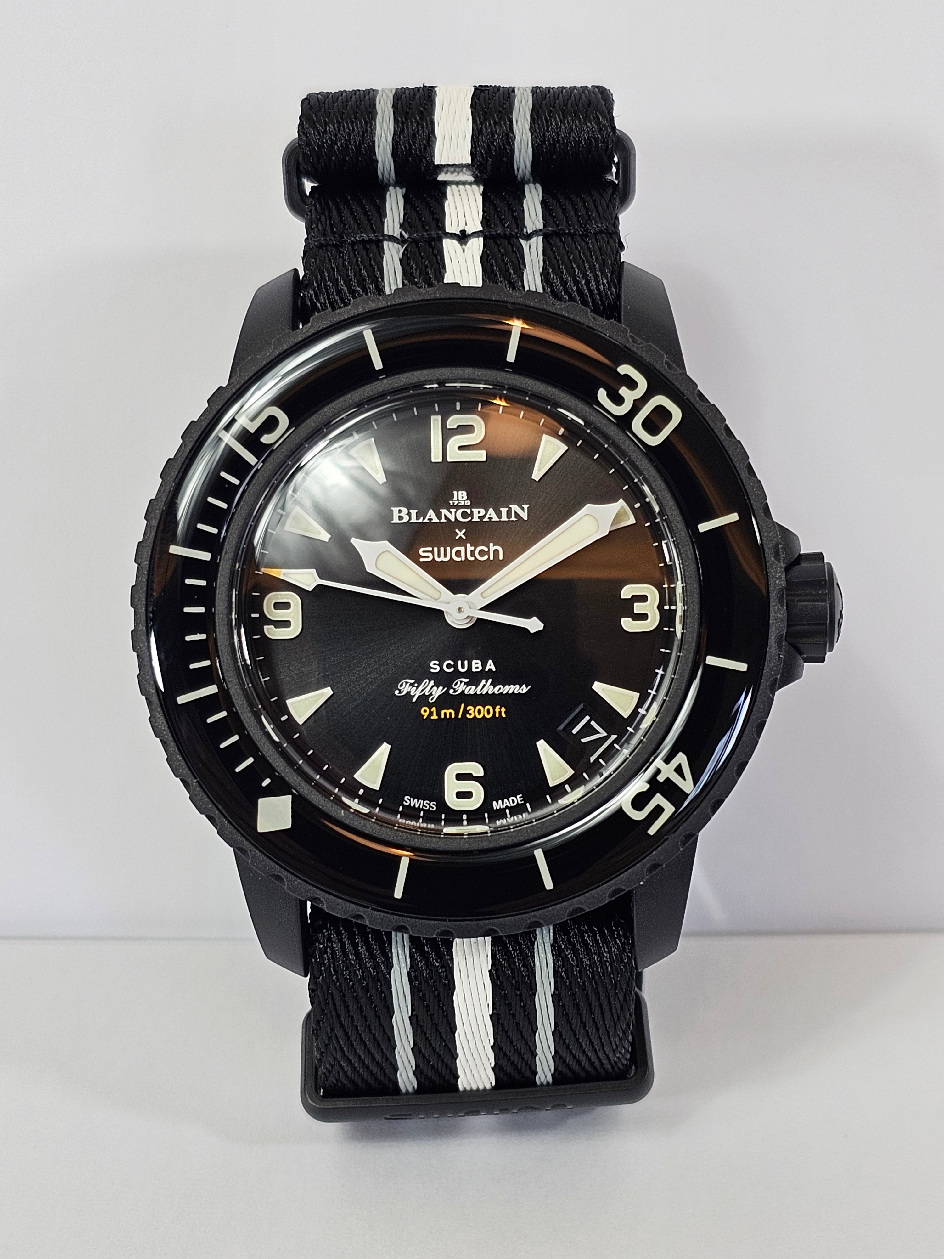 Swatch x Blancpain - Fifty Fathoms Scuba - Ocean of Storms: New 