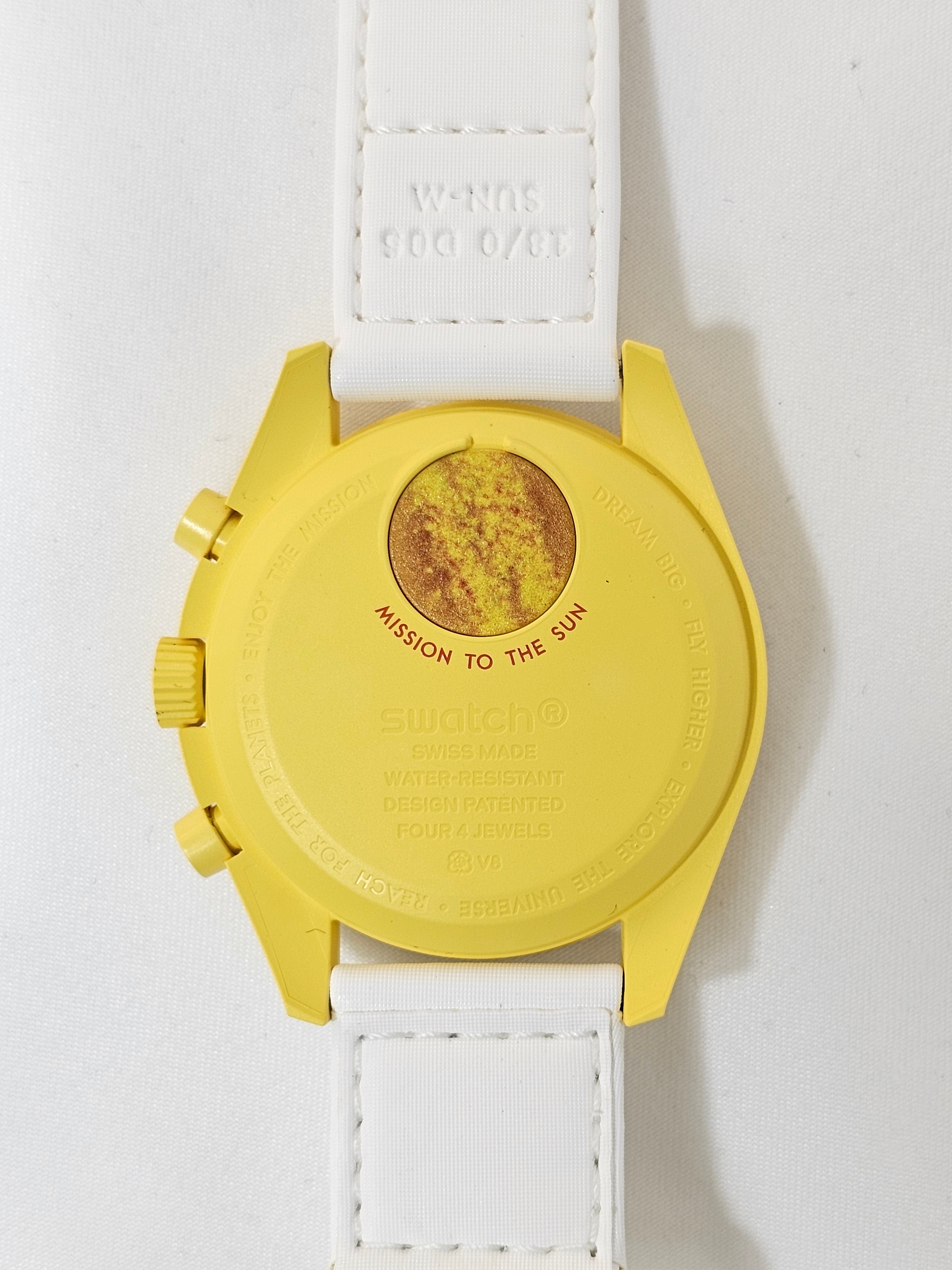 Swatch Moonswatch Mission to the Sun Embrace Yellow with a