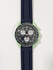 Omega X Swatch MoonSwatch Strap: Silicone - Navy