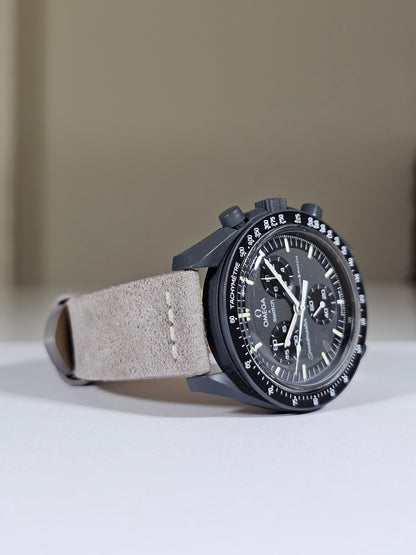 Omega X Swatch MoonSwatch Strap: Suede - Ash