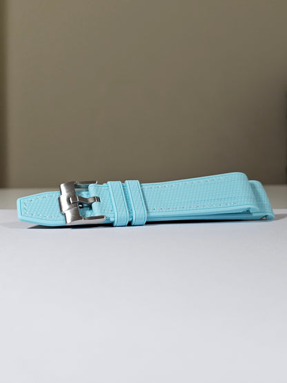 Omega X Swatch MoonSwatch Strap: Rubber Woven - Tiffany Blue