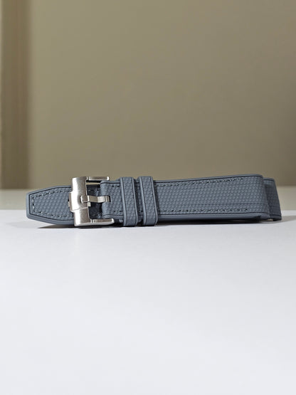 Omega X Swatch MoonSwatch Strap: Grey Rubber Woven - Moon