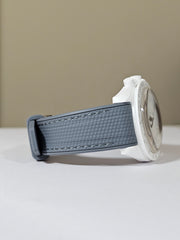 Omega X Swatch MoonSwatch Strap: Rubber Woven - Grey