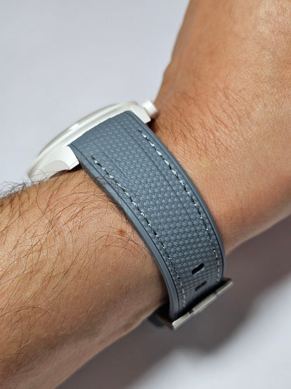 Omega X Swatch MoonSwatch Strap: Rubber Woven - Grey