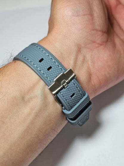 Omega X Swatch MoonSwatch Strap: Rubber Woven - Grey